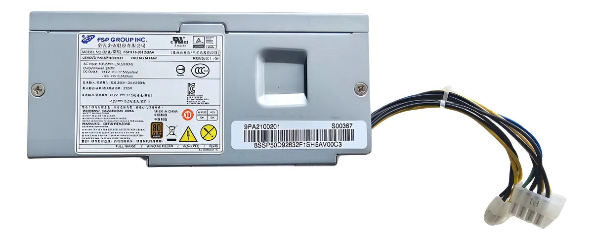 Fuente De Poder Lenovo Thincentre 210w 54y8941 Plateado