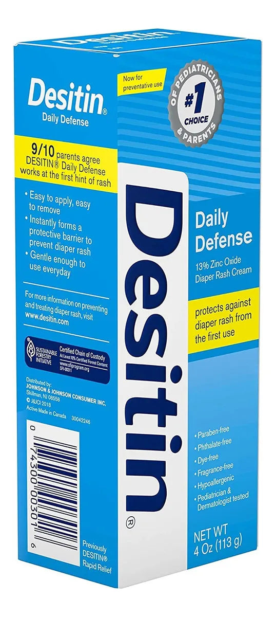 Desitin Crema Antipañalitis Tubo Rapid Relief 4.8 Oz