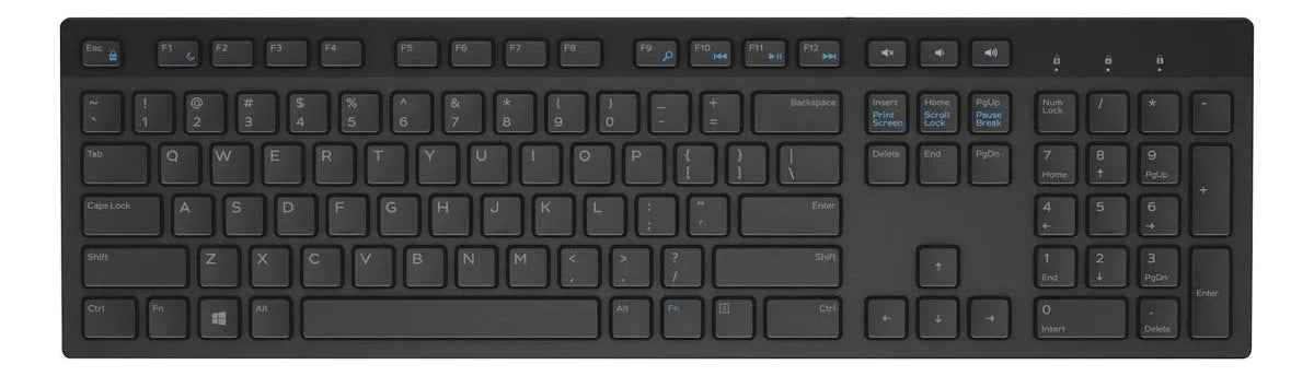 Teclado Dell KB216-BK-LTN QWERTY español color negro