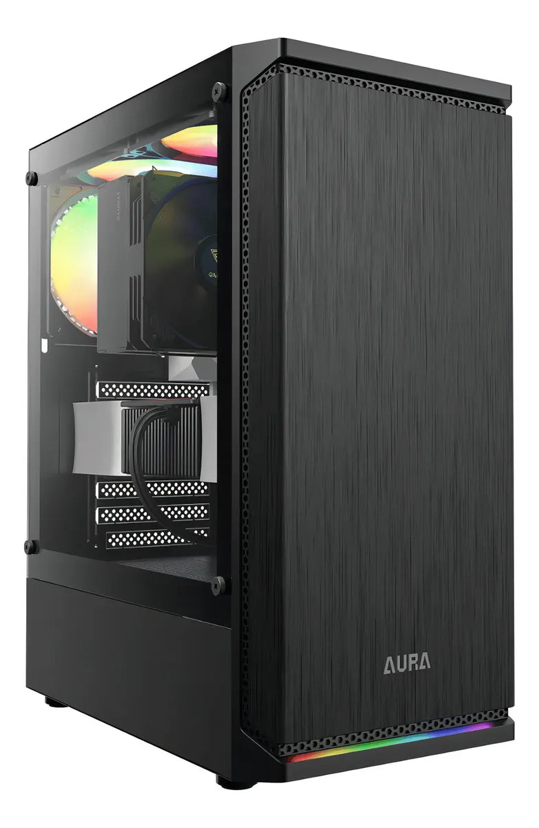 Gamdias Aura GC8 BLACK carcasa de ordenador de sobremesa negra