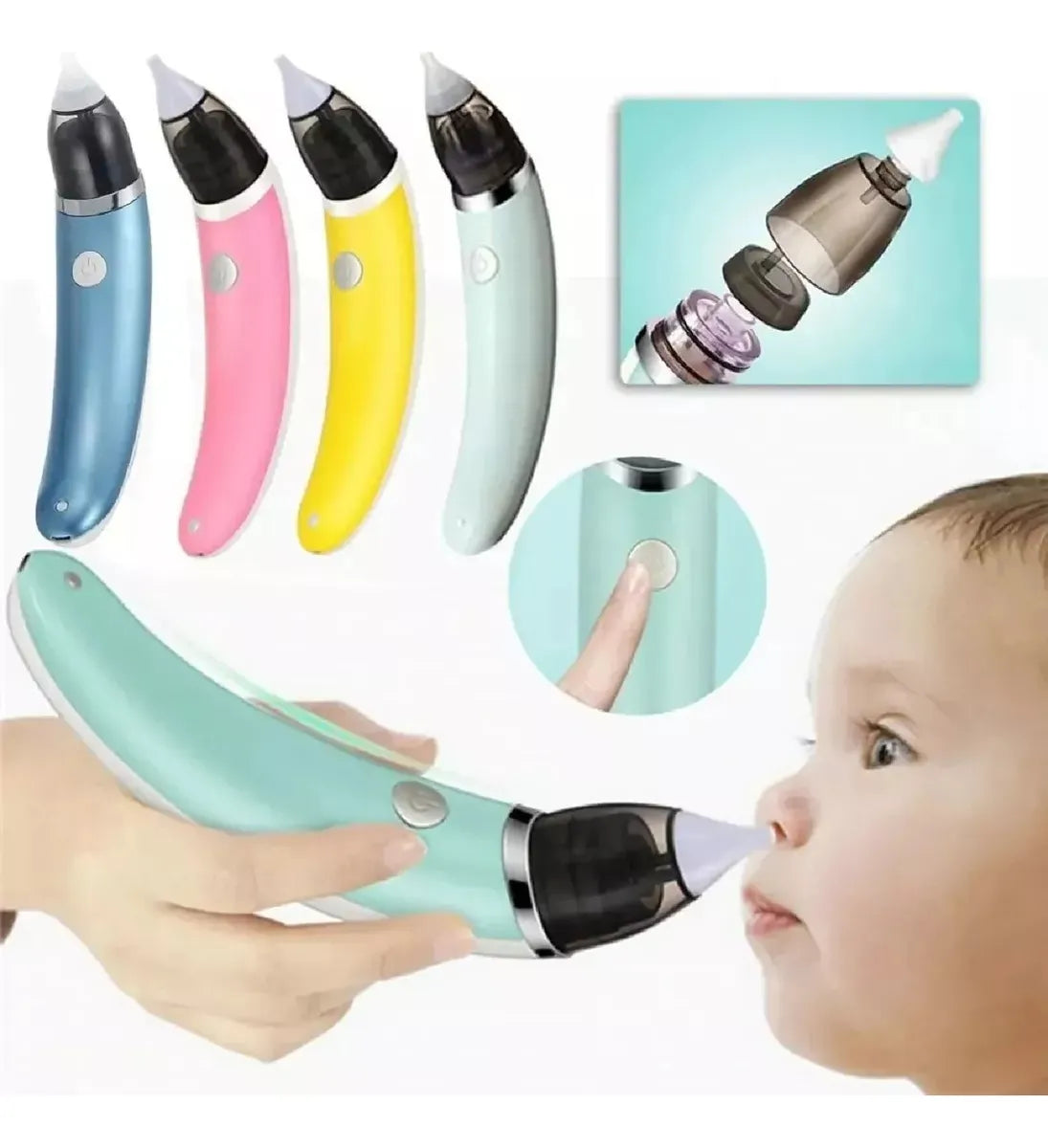 Succionador Nasal Niños Bebes Extractor Mocos Eléctrico Usb Diseño