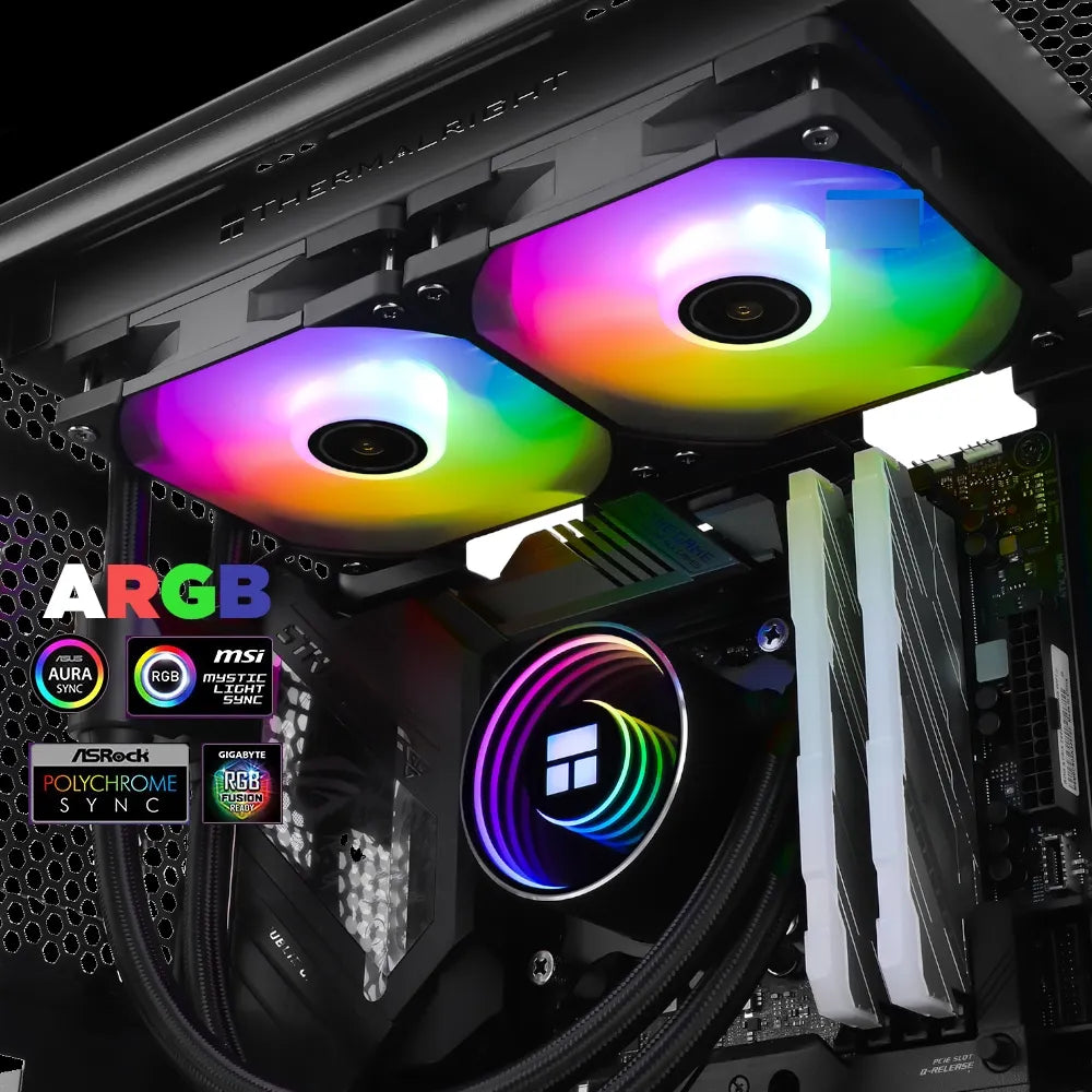 Enfriamiento Liquido Cooler Pc Cpu 240 Mm Argb Lga 1700 Am5