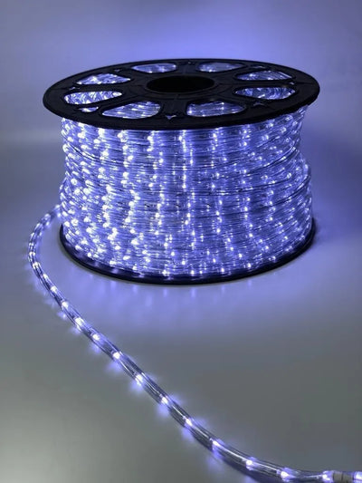 Manguera Led 3 Vias Luces Navideñas X 40mt Blanco Hielo