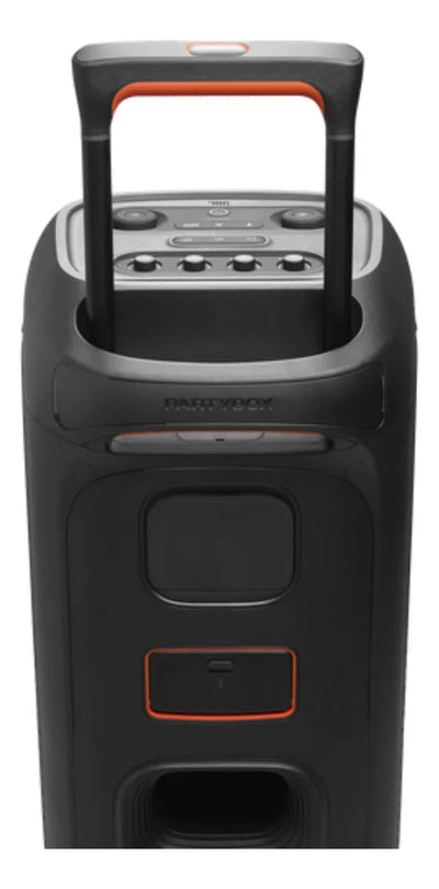 Parlante JBL PartyBox Stage 320 JBLPBSTAGE320AM portátil con bluetooth waterproof negra