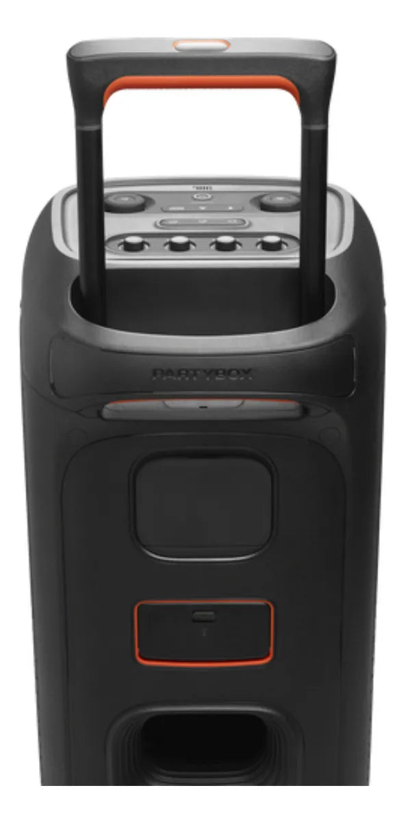 Parlante JBL PartyBox Stage 320 JBLPBSTAGE320AM portátil con bluetooth waterproof negra