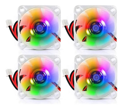 Ventilador Brushless Rgb Led Dc 24v 4010, Impresora 3d