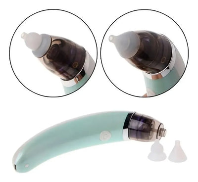 Aspirador Nasal Bebes Sacamocos Extractor Portátil Eléctrico Azul