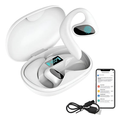 Audifonos De Traduccion Instantaneos De Idioma Inalámbricos Blanco