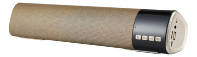 Parlante Speaker B28S portátil con bluetooth dorado