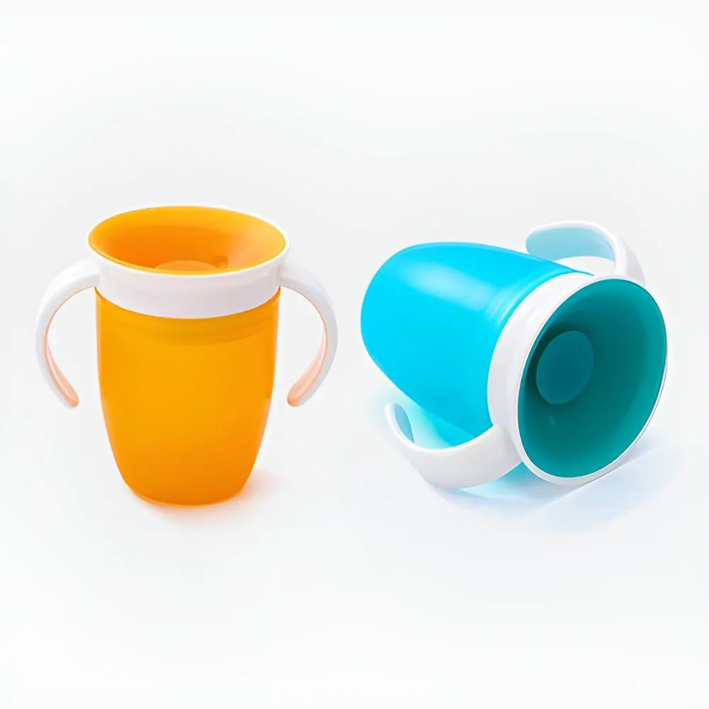 Vaso Entrenador 360 Antiderrames, Bebés, 4colores Color Naranja