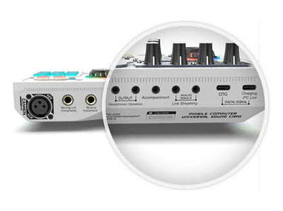 Mixer / Mezclador / Tarjeta De Sonido Bluetooth Inalámbrico