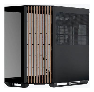 Gabinete Gamer Apnx V1 Negro Wood V1-w-bk-v1 Alta Gama