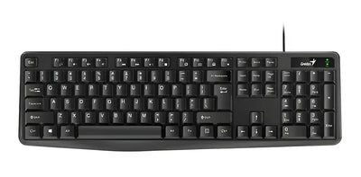Teclado Clásico Smart Genius Alámbrico Kb-117 Negro