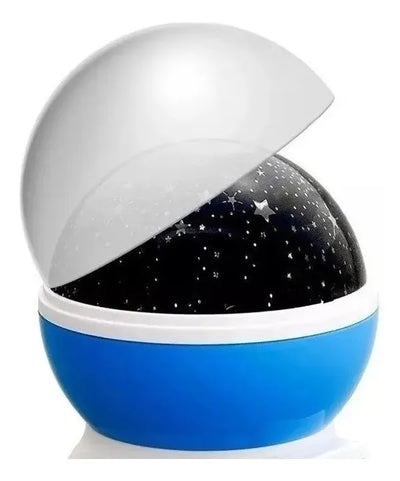 Lampara Proyector Giratorio Estrellas Luz Regalo Niños Bebé - Multicolor