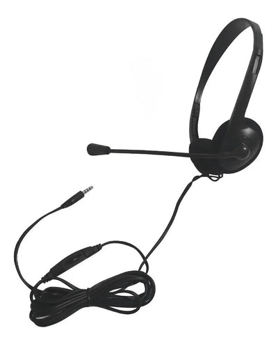 Diadema Para Pc Y Celular Con Micrófono Ahp-23-701 Negro