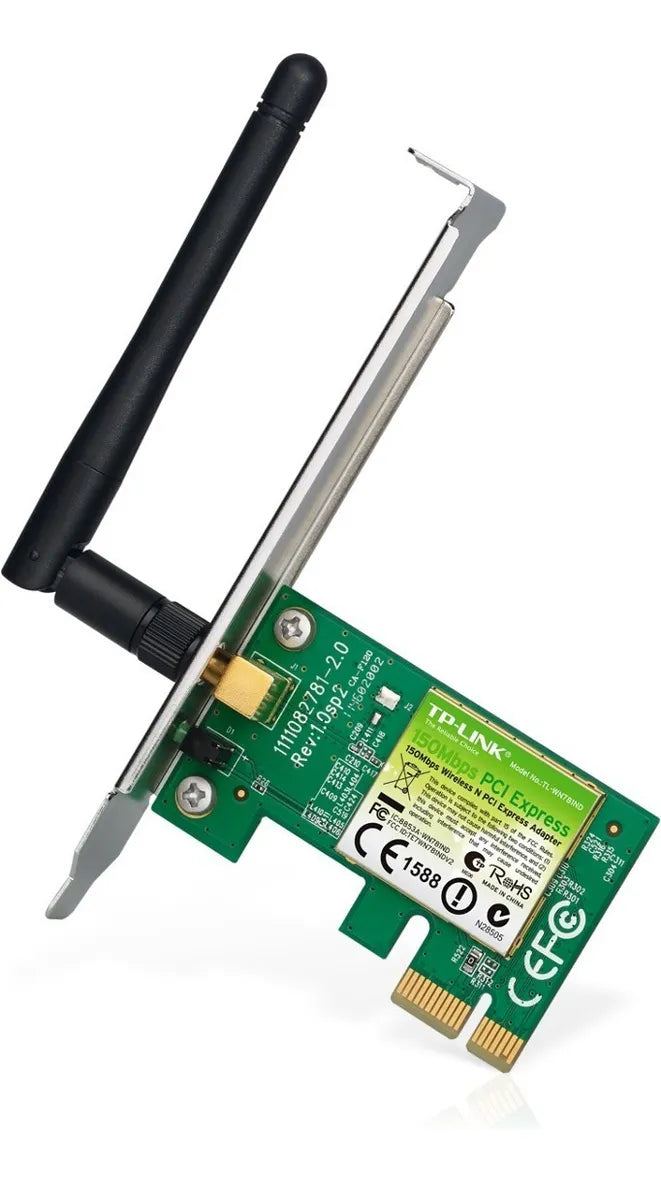 Tarjeta De Red Pci-e Wifi Tp-link 1 Antena Wn781nd