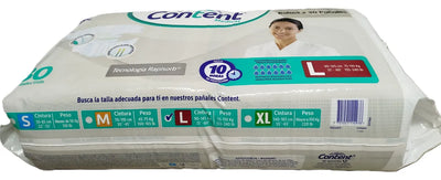Pañales Adulto Content Medical L Por 30 Unidades L