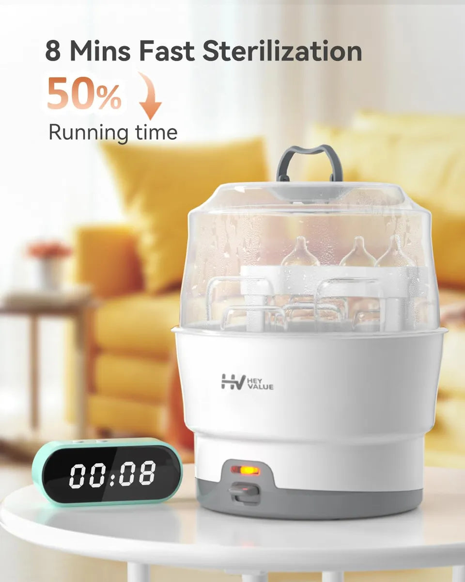 Esterilizador Eléctrico Heyvalue Para Biberones, Ultra