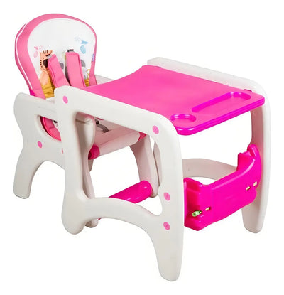 Silla De Comer Sit-up Rosado Infanti Color Rosa