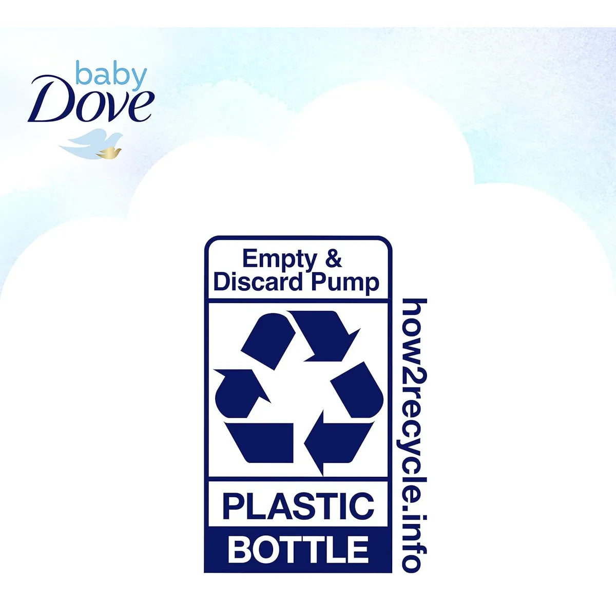 Jabón Para Bebé Dove, Hidratante, Hipoalergénico, 20 Oz
