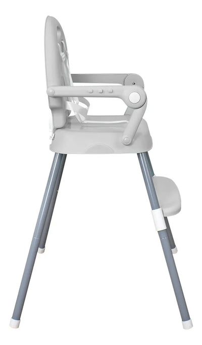 Silla Comedor Bebe 3en1 Happy Baby Azul Cp7000 Color Gris