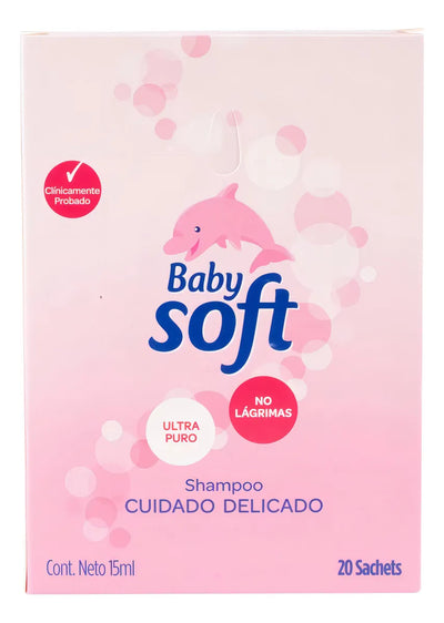 Shampoo Baby Soft Cuidado Delicado 20 Sobres