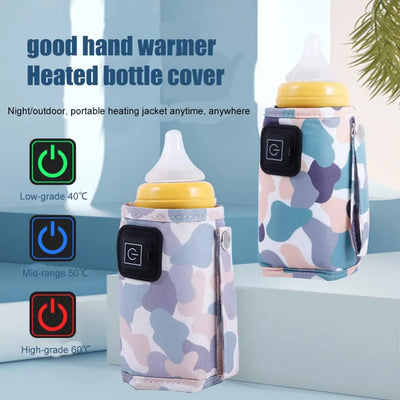 Funda Térmica Para Calentar Tetero Biberon Portatil Usb