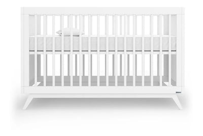 Cuna A Cama Infantil Dadada Soho 3 En 1 Convertible Madera Blanco