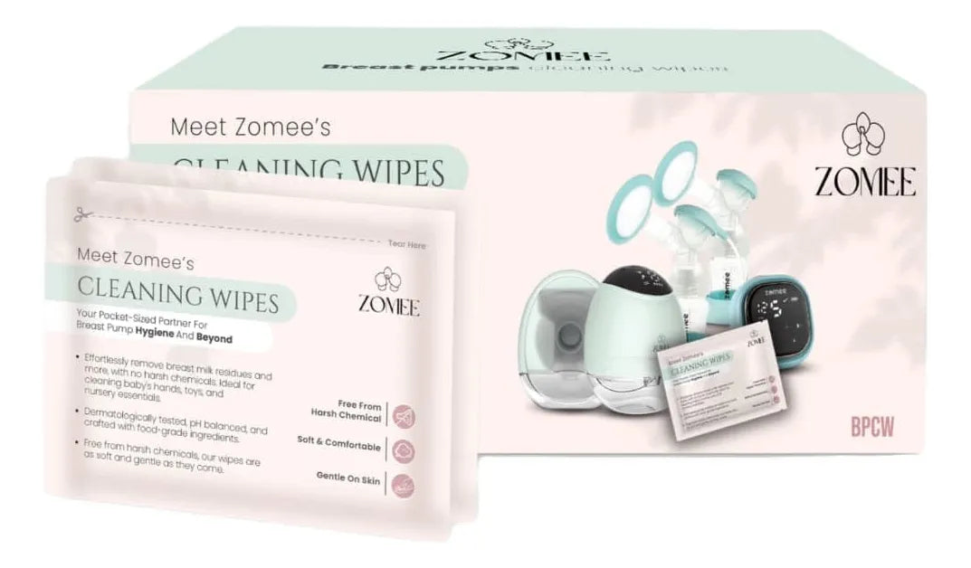 Zomee Toallitas De Limpieza Para Extractor De Leche, Elimina