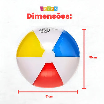pelota inflable juego en playa o piscina para niños 51 cm