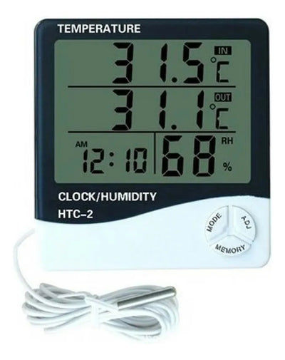 Ker Germany reloj termohigrometro digital sonda temperatura humedad Htc2 incluye calibración