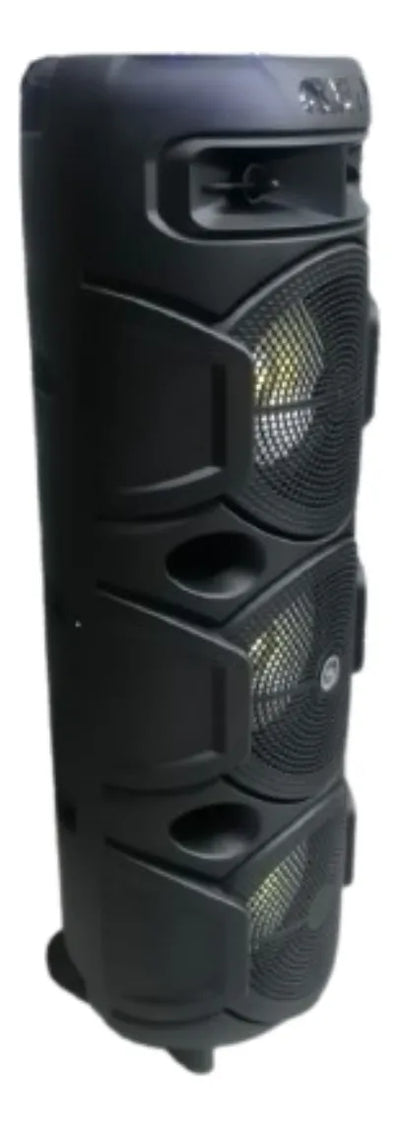 Parlante Torre De Sonido Sonivox Vs-ss305, 3 Bajos De 8 Pulg Negro