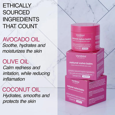 Vanibiss Natural Vulva Balm - Crema Vulva Y Crema Hidratante