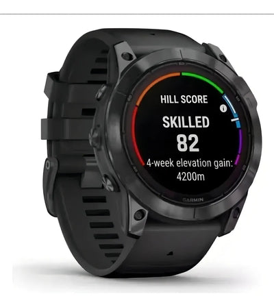 Reloj: Garmin Fenix 7x Pro Saphire Solar Titanium de 51 mm, color de la carcasa: negro, color del bisel: carbono
