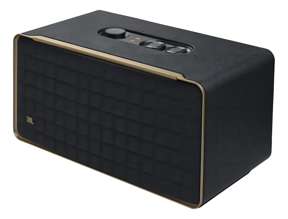 Parlante JBL Authentics 500 JBLAUTH500BLKAM portátil con bluetooth y wifi negra