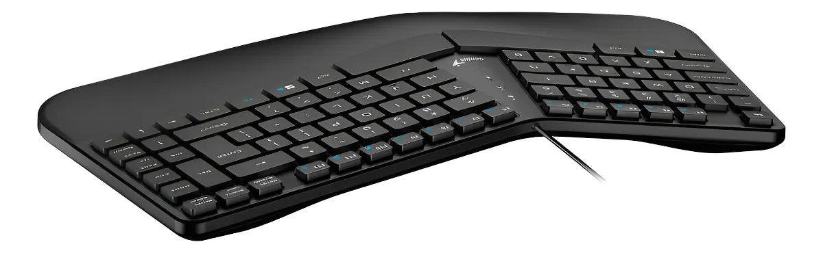 Teclado Genius Ergo Kb-700 Teclado Negro Idioma Español Latinoamérica