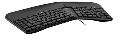 Teclado Genius Ergo Kb-700 Teclado Negro Idioma Español Latinoamérica