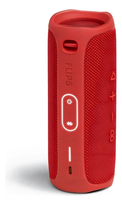 Parlante JBL Flip 5 portátil con bluetooth waterproof black matte