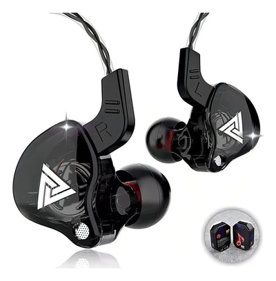 Fone de ouvido in-ear sem fio QKZ Audio AK6 AK6 negro