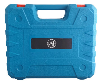 Taladro Percutor Inalambrico Wt Mandril 3/8 Color Azul Frecuencia 60