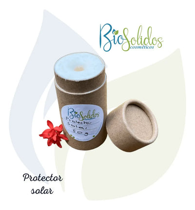 Protector Solar Sólido Natural Biosólidos 50 G