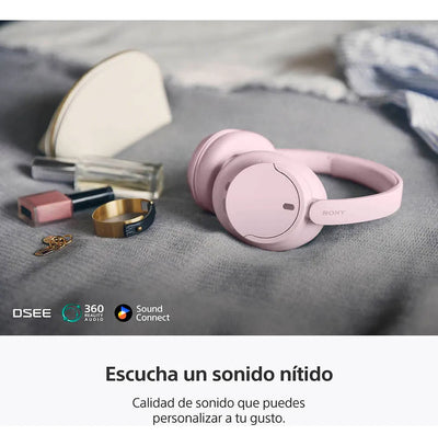 Audífonos Inalámbricos Con Noise Cancelling Wh-ch720n Color Rosado