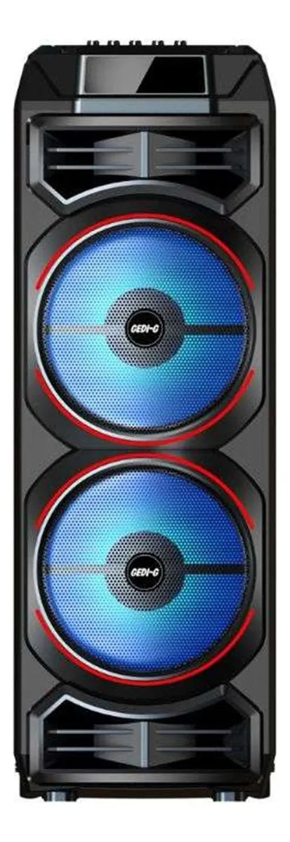 Torres De Sonido Gd-2885 Con Control Y Micrófono Negro