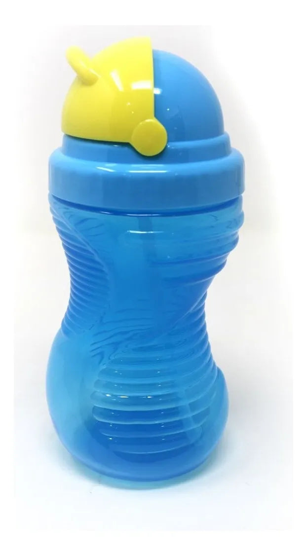 Vaso Entrenador 300ml Vasopitillo Antiderrame 10oz Bebesitos Color Azul
