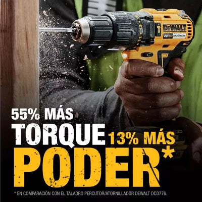 Taladro Percutor 1/2'' + Herramientas Dewalt Dcd7781s2a-b3 Amarillo/negro