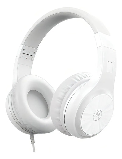 Audífonos Motorola Moto Xt120 Ligeros Diadema Over-ear Color Blanco