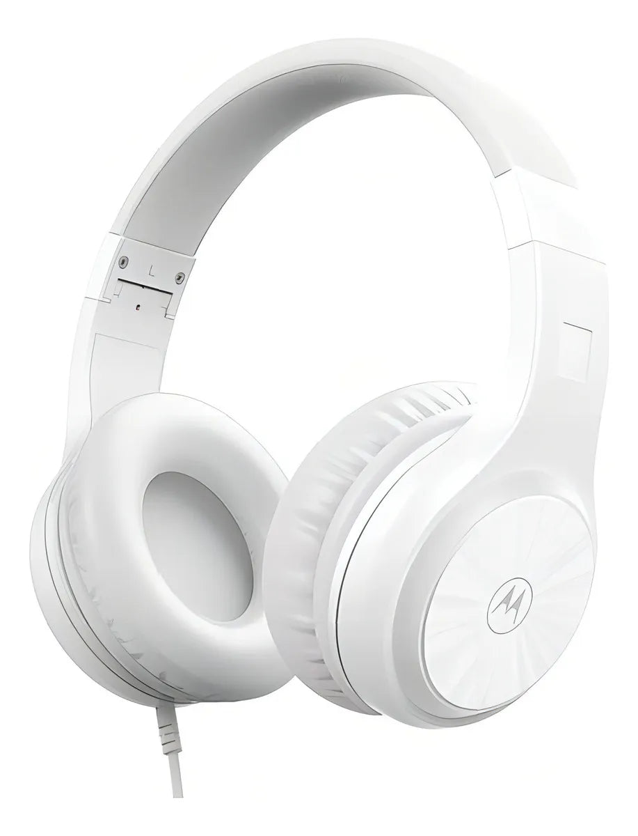Audífonos Motorola Moto Xt120 Ligeros Diadema Over-ear Color Blanco