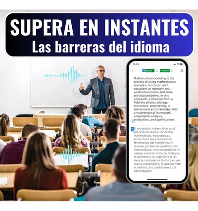 Audifonos Traductores De Idiomas Inalámbricos Simultaneos Negro