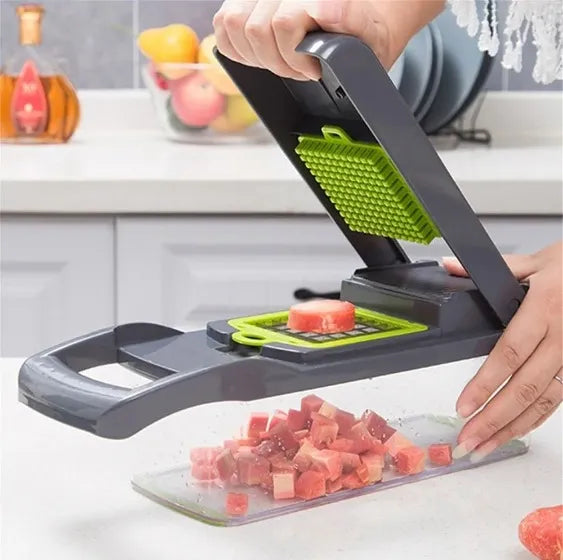 Rallador Picador Cortador Rebanador Alimentos Verduras Clics Color Combinado