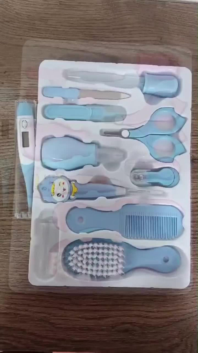 Kit Cuidado Ideal De Bebe Portátil Higiene Cortauñas Color Rosa